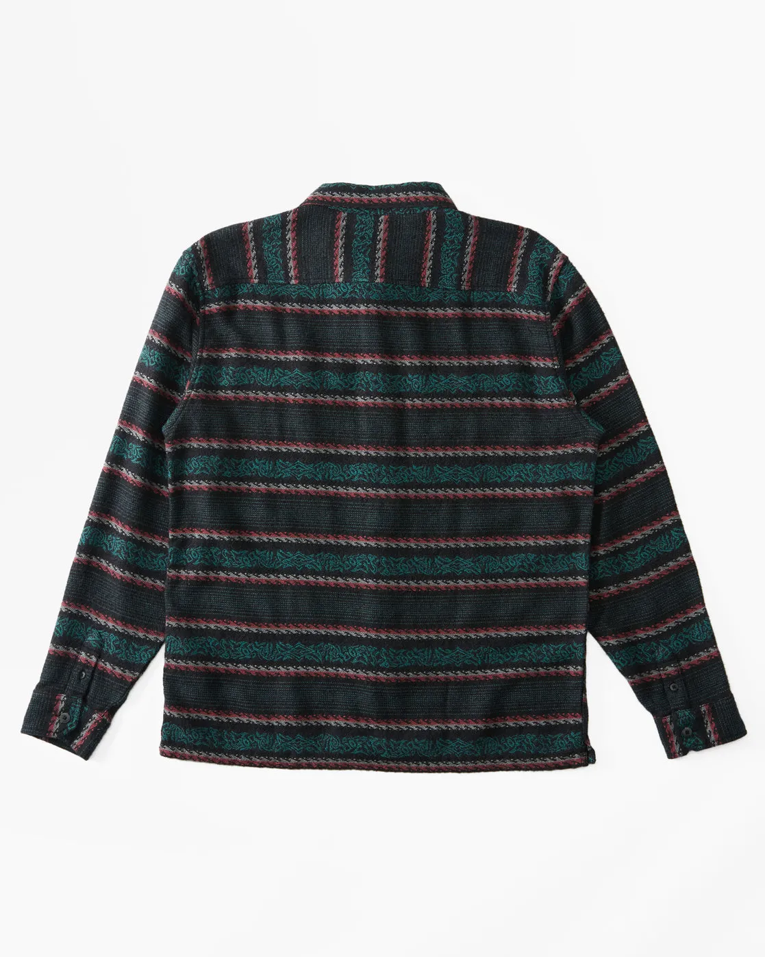 Offshore Jacquard Flannel Long Sleeve Shirt - Phantom