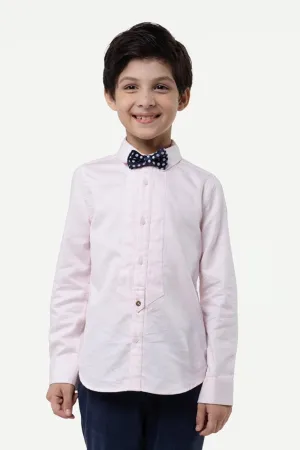 One Friday Kids Boys Pink Shirt Collar Shirt