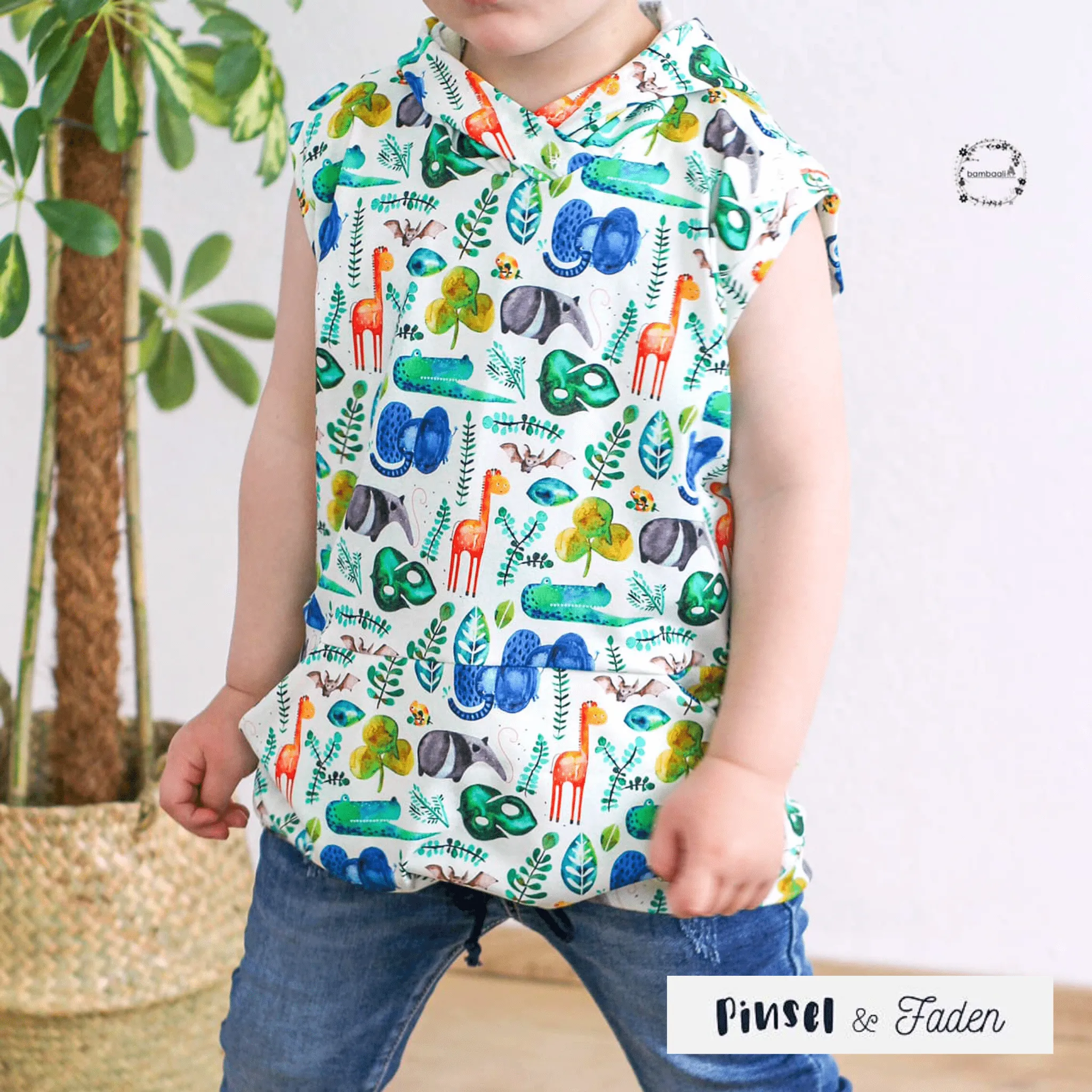 Organic Cotton Jersey - Zoo Visit