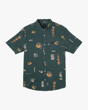 Pet Cactus Short Sleeve Shirt - Green