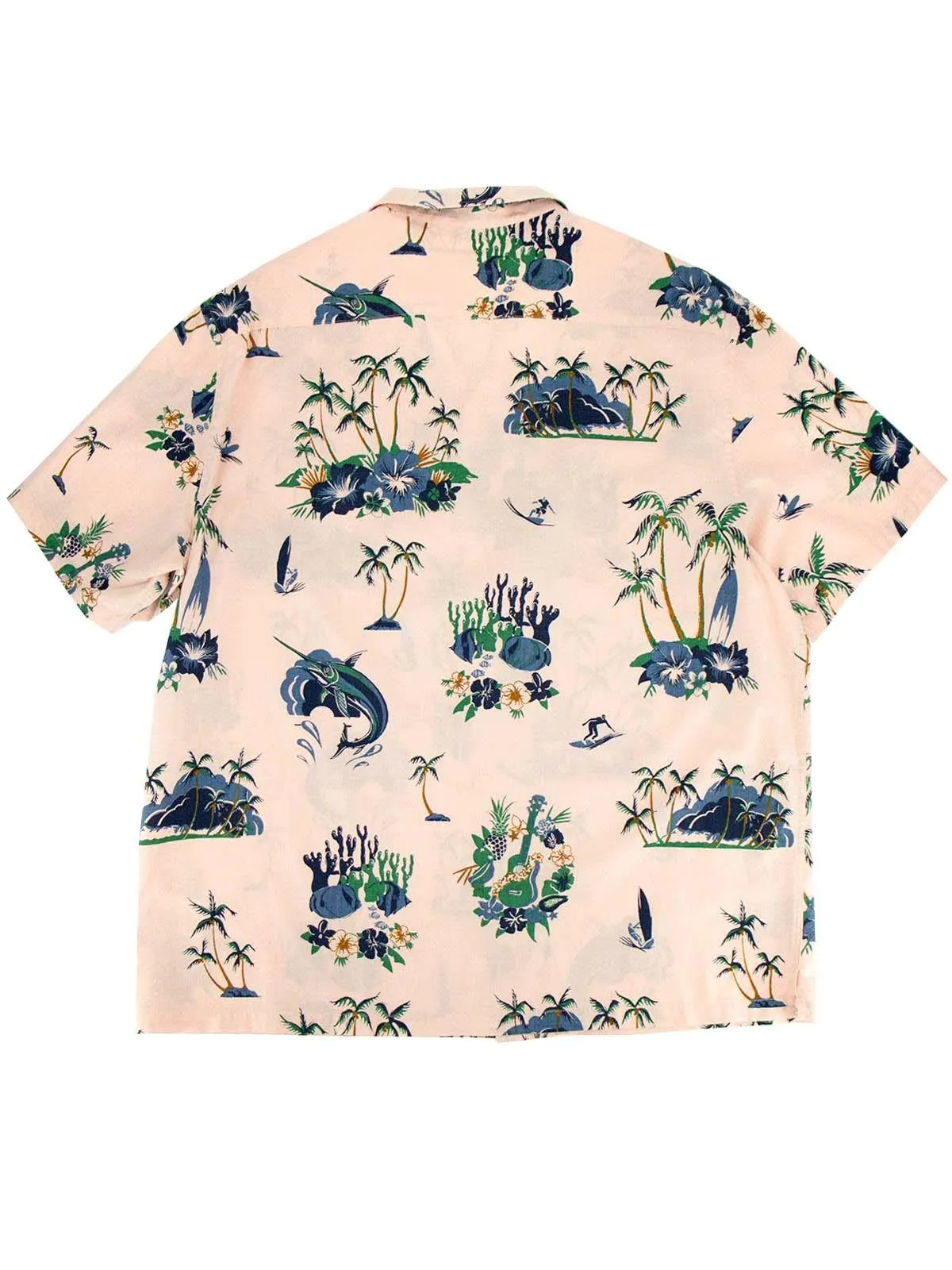Pink Sword Fish Hawaiian Shirt