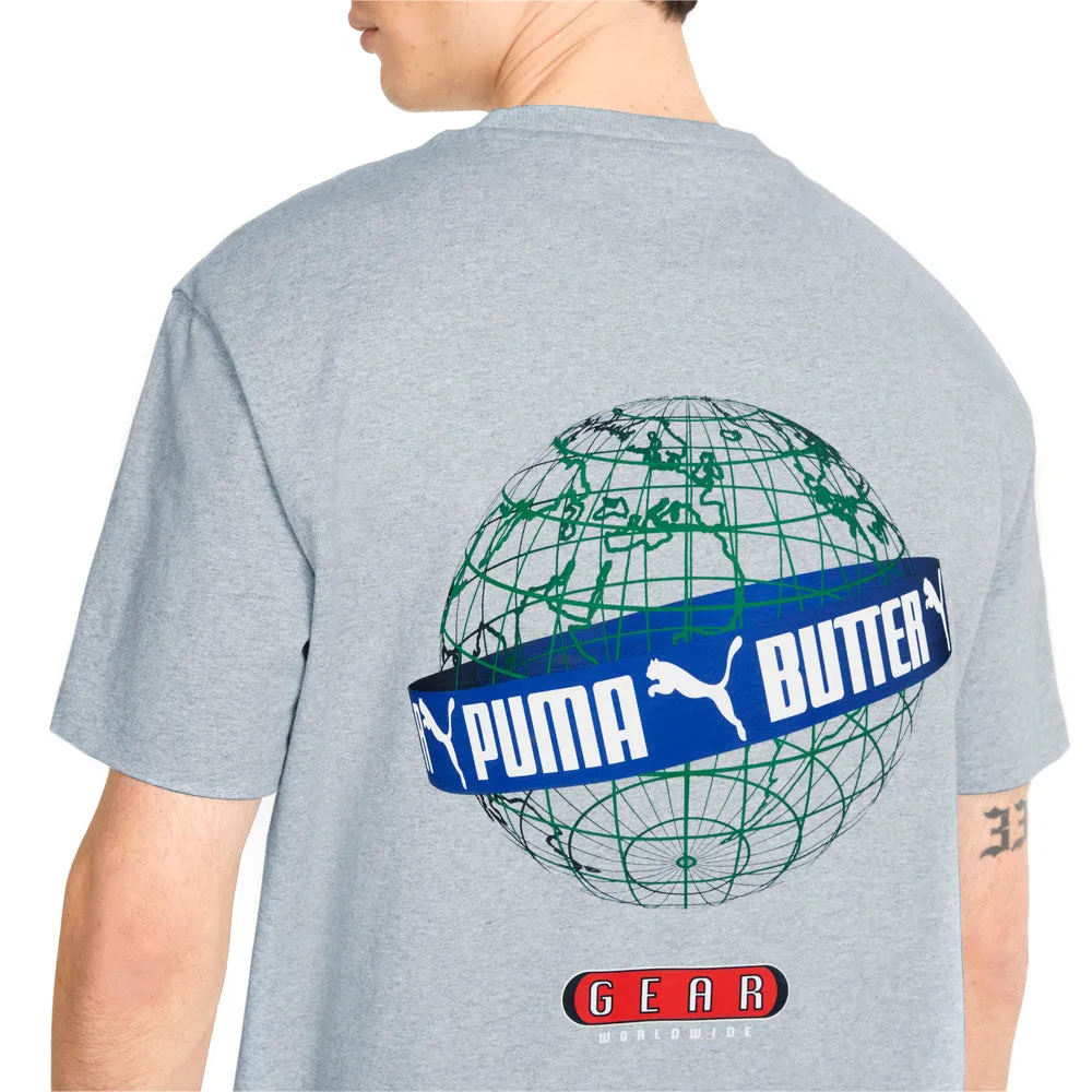 Puma x Butter Goods Graphic Tee Light Grey Heather