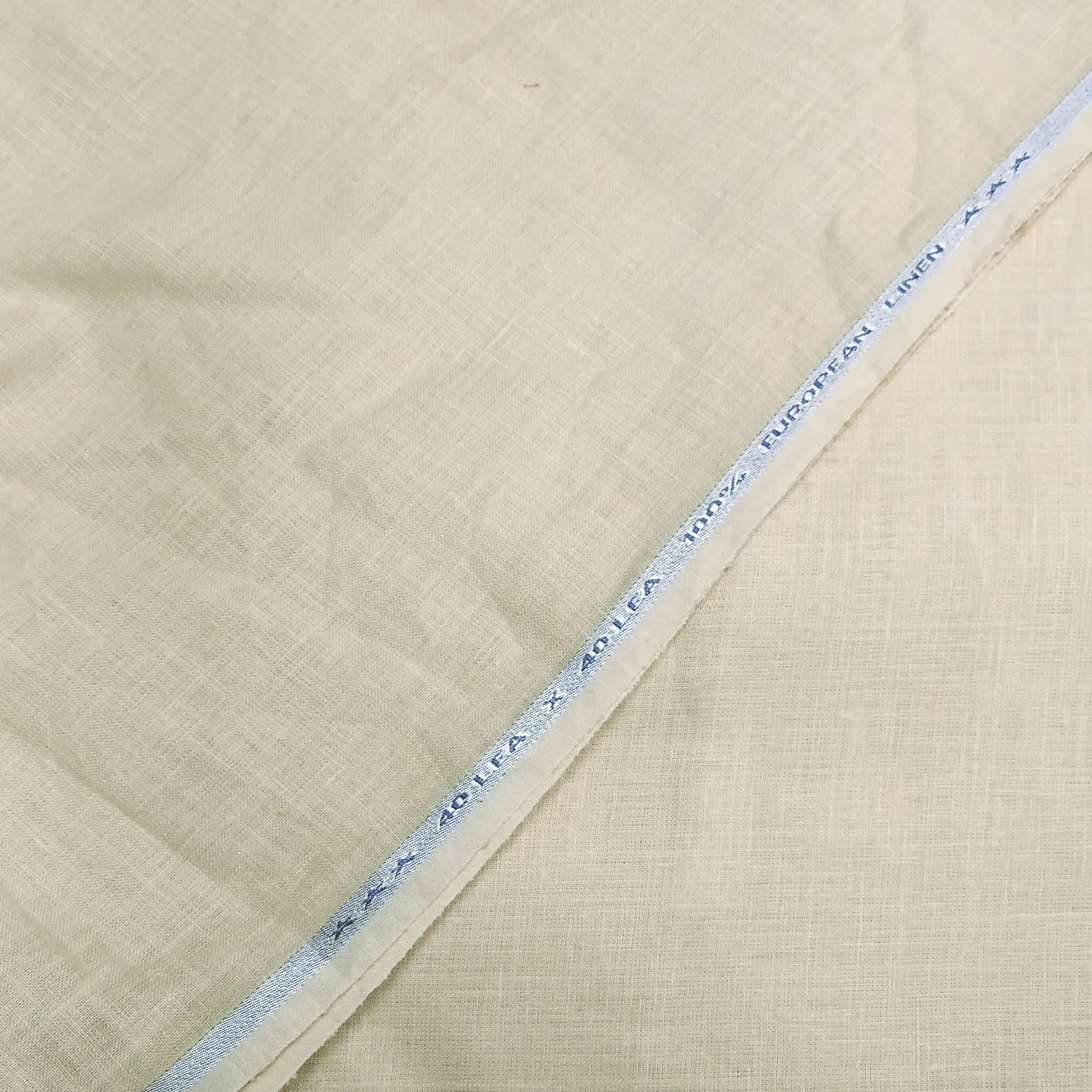Pure Linen Fabric Colour            ( 40 LEA )