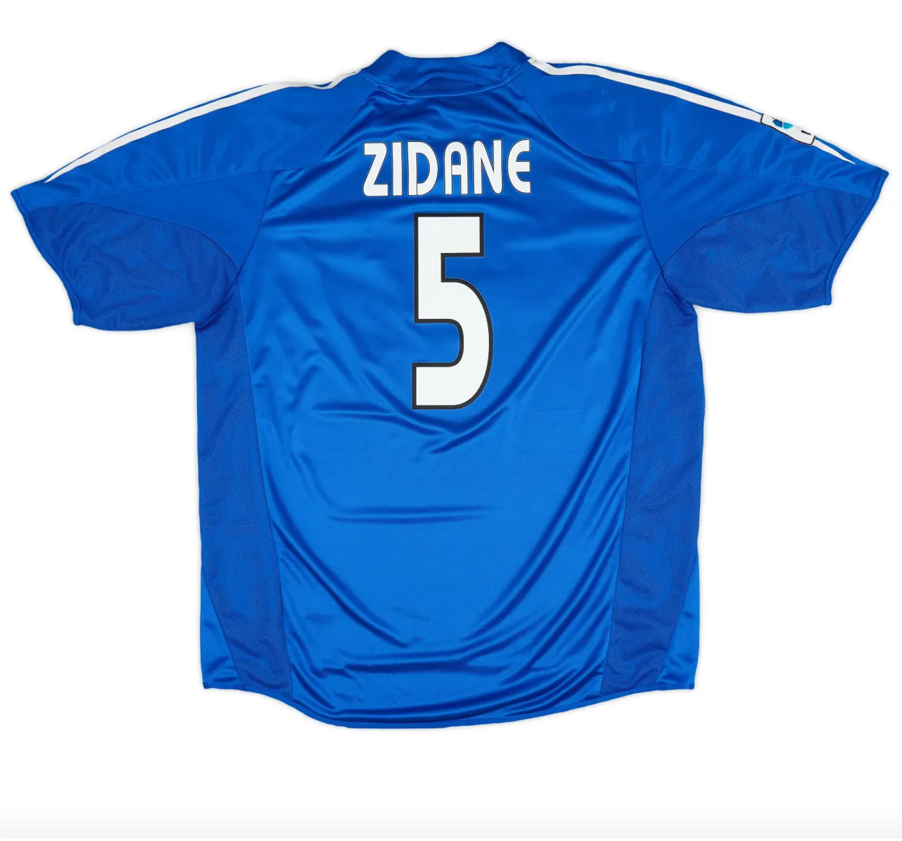 Rare Real Madrid 04-05 original Galacticos blue football kit Zidane / Ronaldo / Beckham Madrid shirt