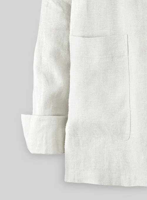 Safari Pure Natural Linen Overshirt