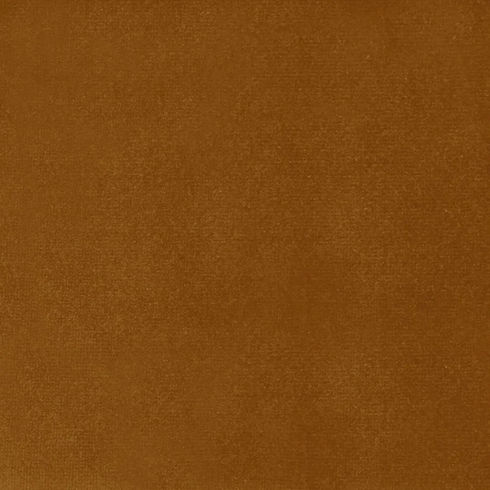Sapphire Plain Velvet Fabric (By The Metre) Amber