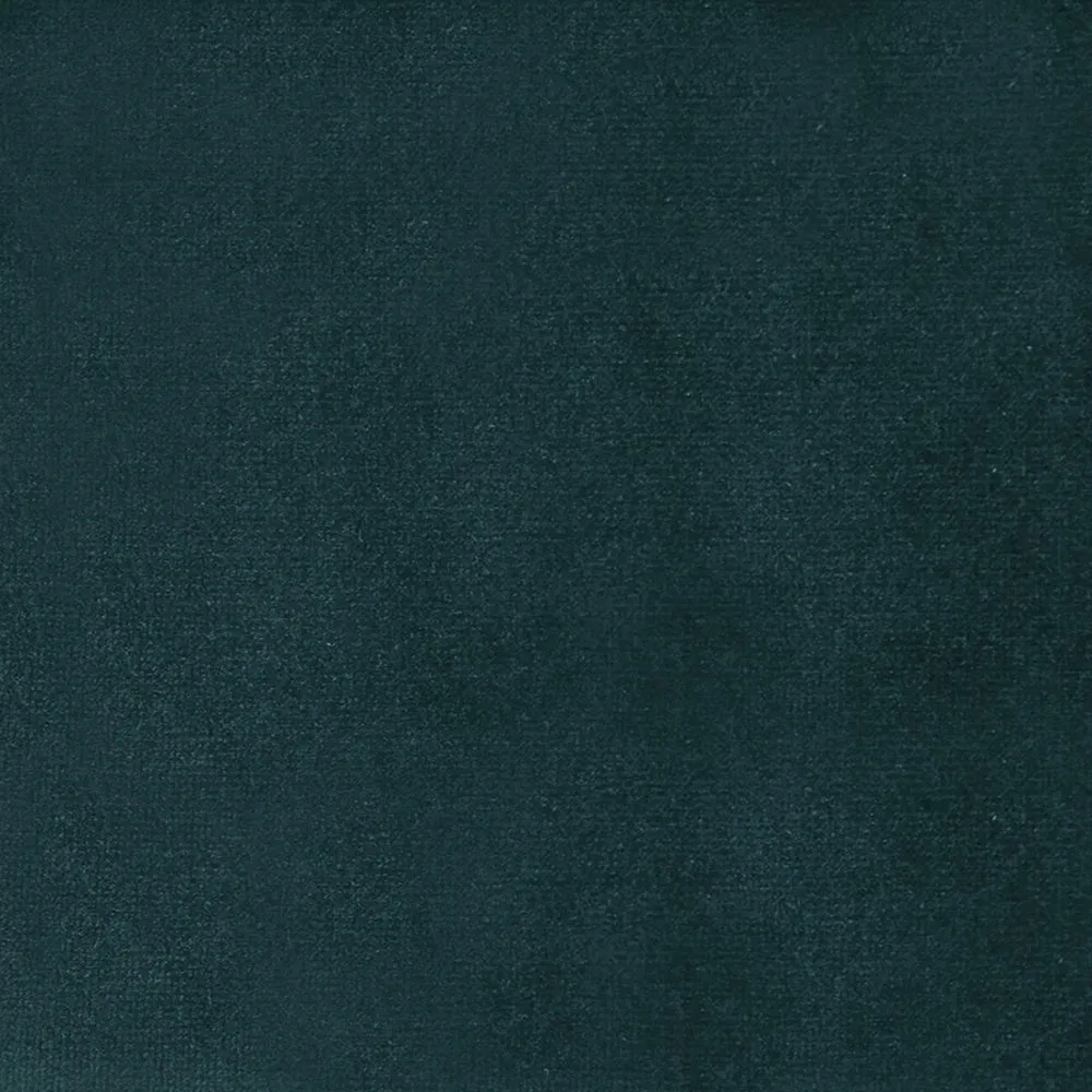 Sapphire Plain Velvet Fabric (By The Metre) Peacock