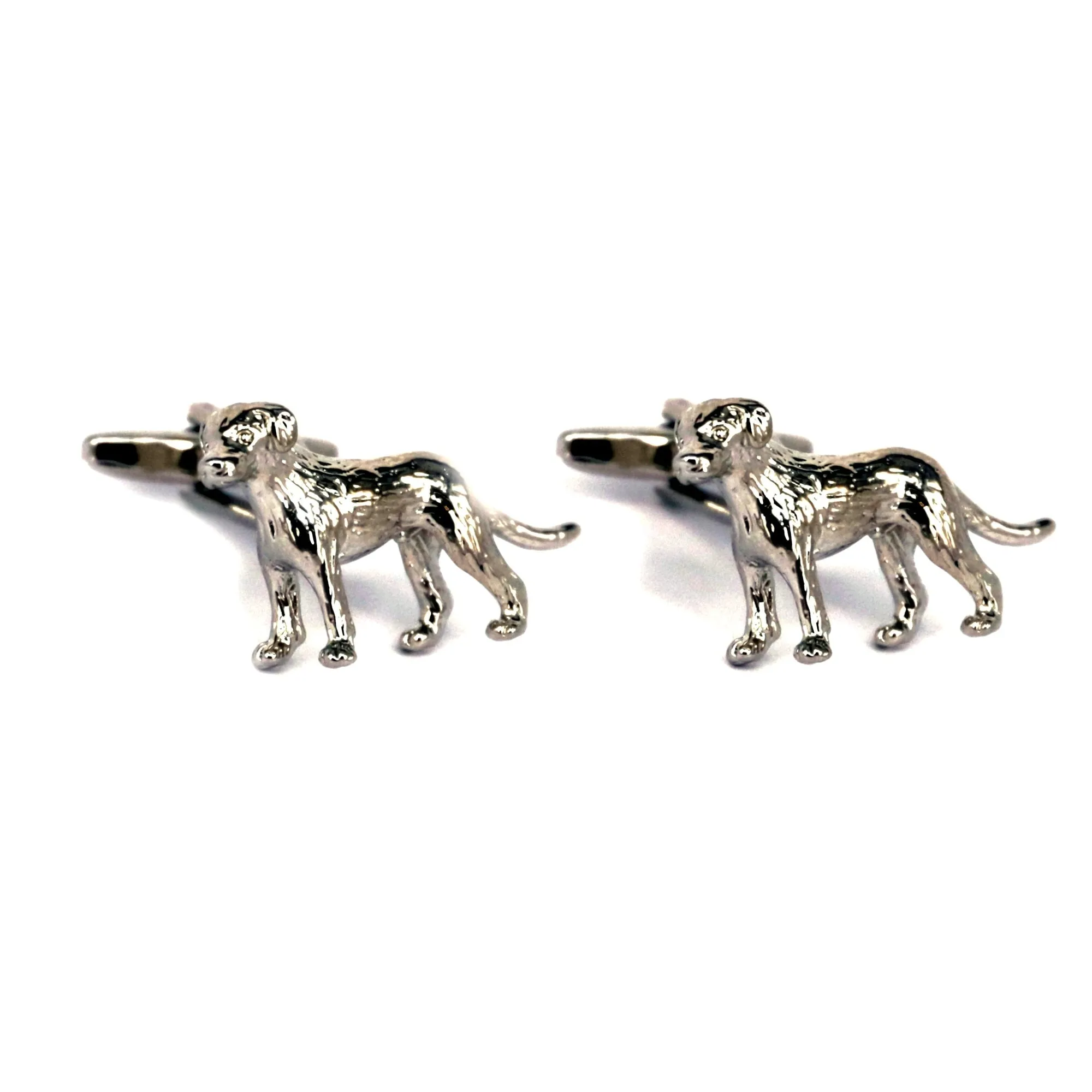 Silver Dog Cufflinks F