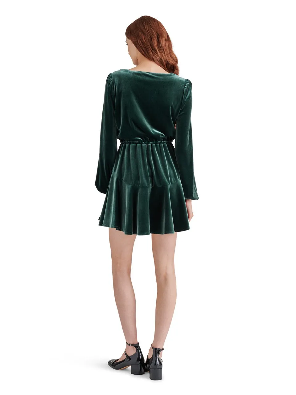 Steve Madden Kara Velvet V-Neck Dress