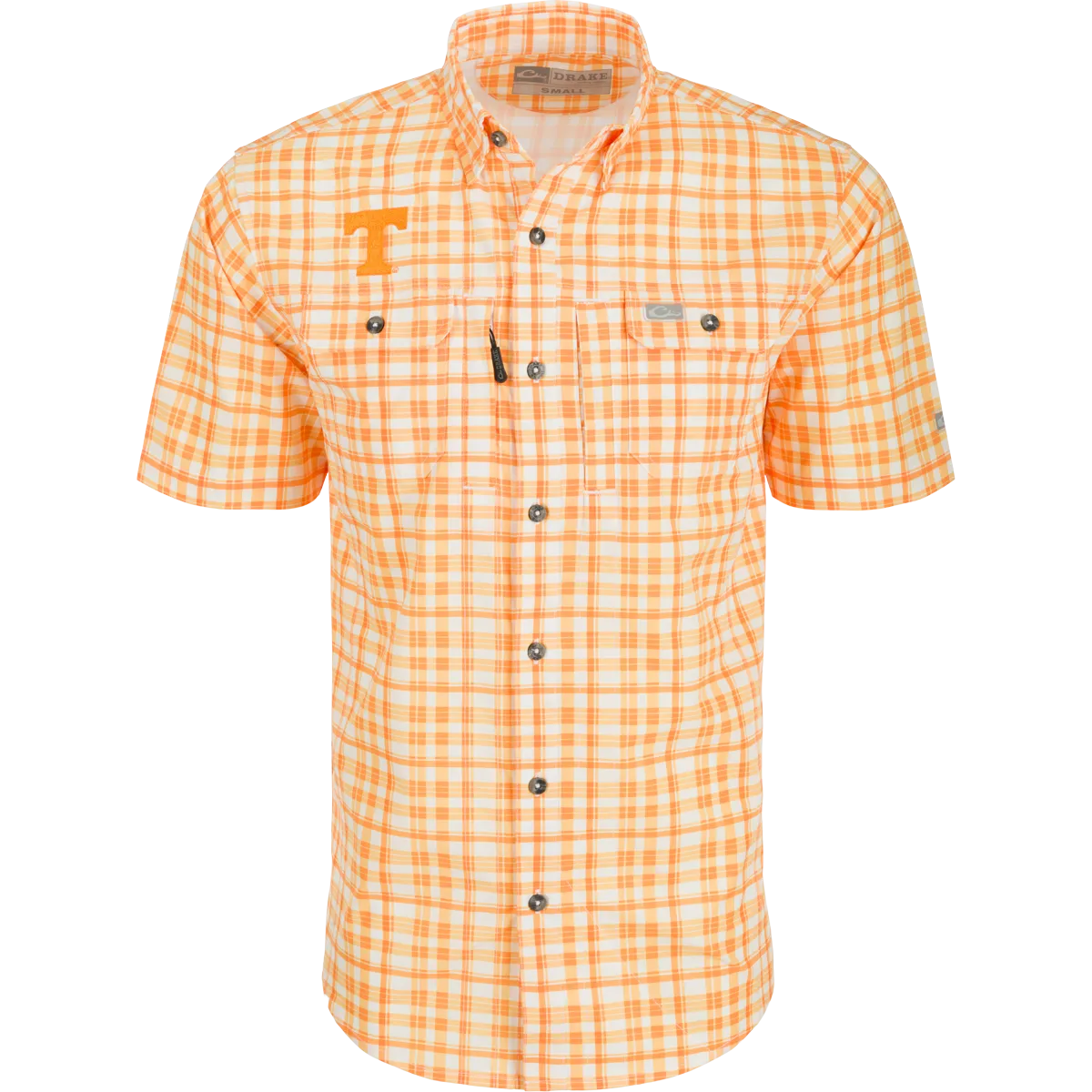 Tennessee Hunter Creek Windowpane Plaid Short Sleeve Shirt