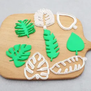 Tropical Leaf Fondant Cutter Set