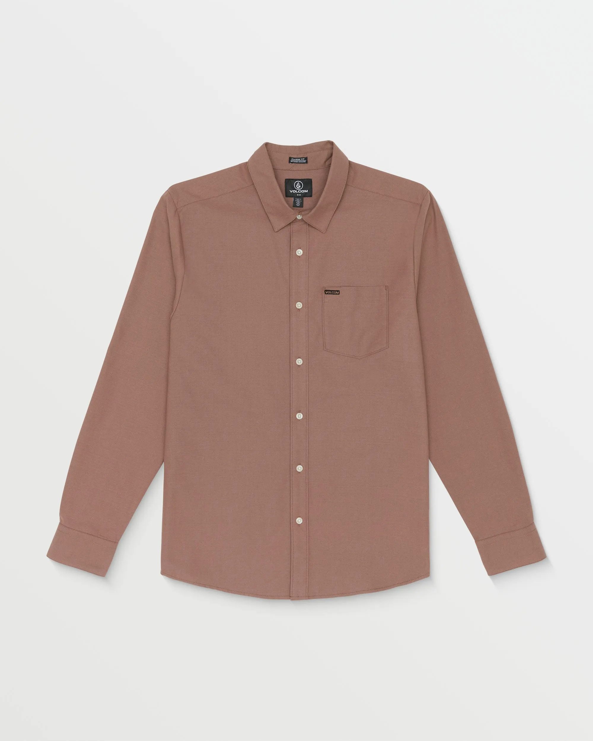 Veeco Oxford Long Sleeve Shirt - Nutmeg