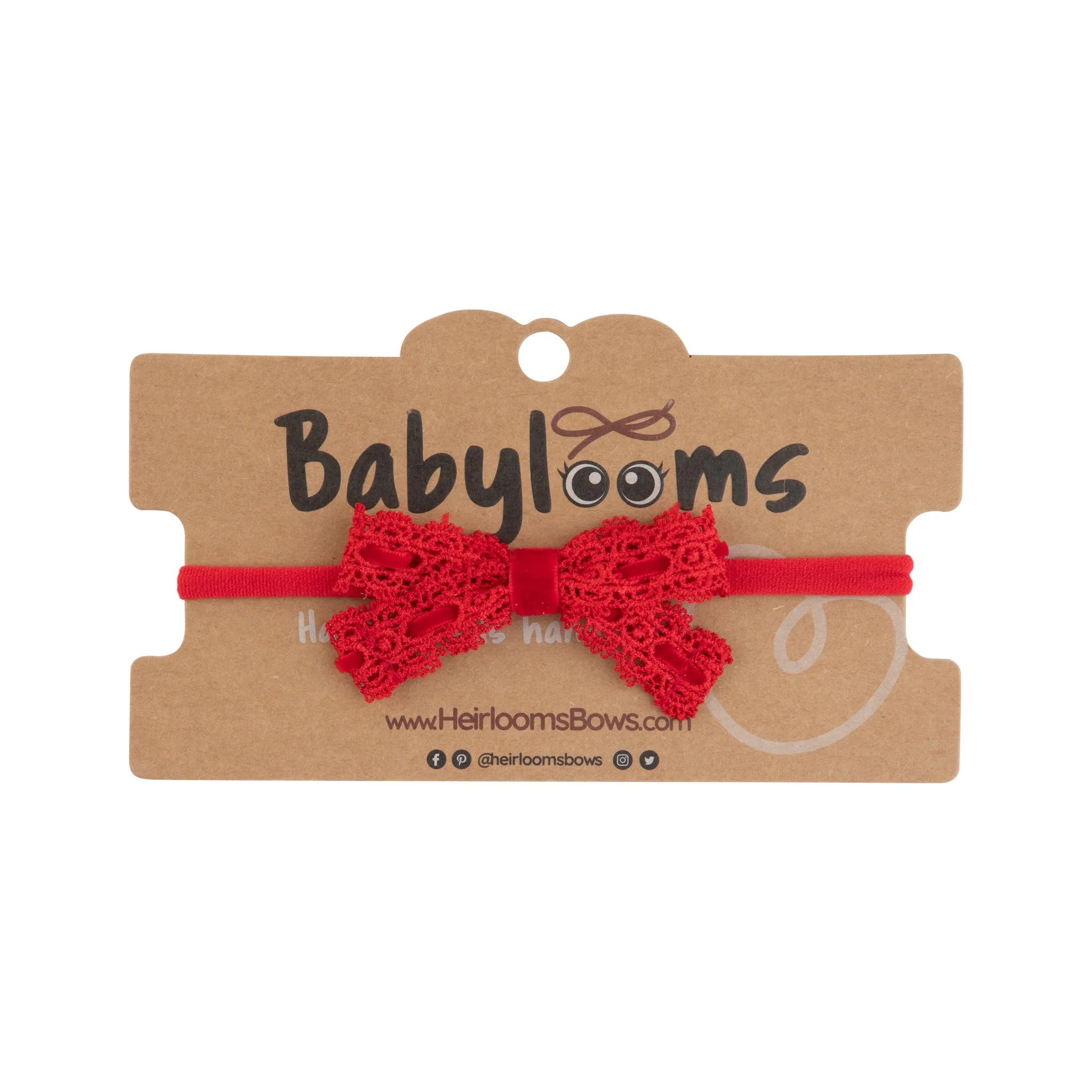 Velvet Lace Mini Baby Band