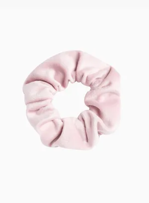 Velvet Scrunchie in Pale Pink