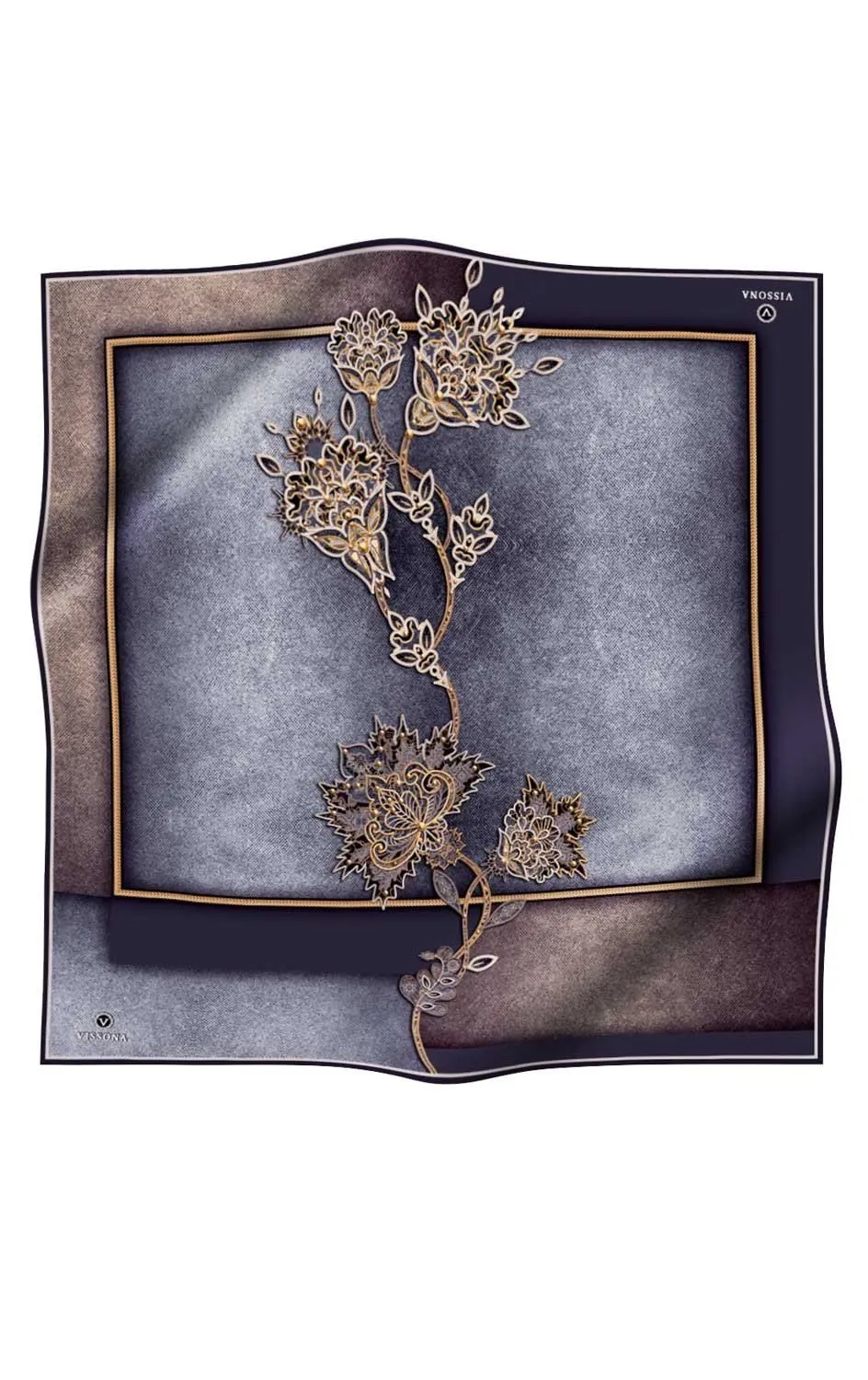 Vissona Nura Silk Twill Scarf No. 9