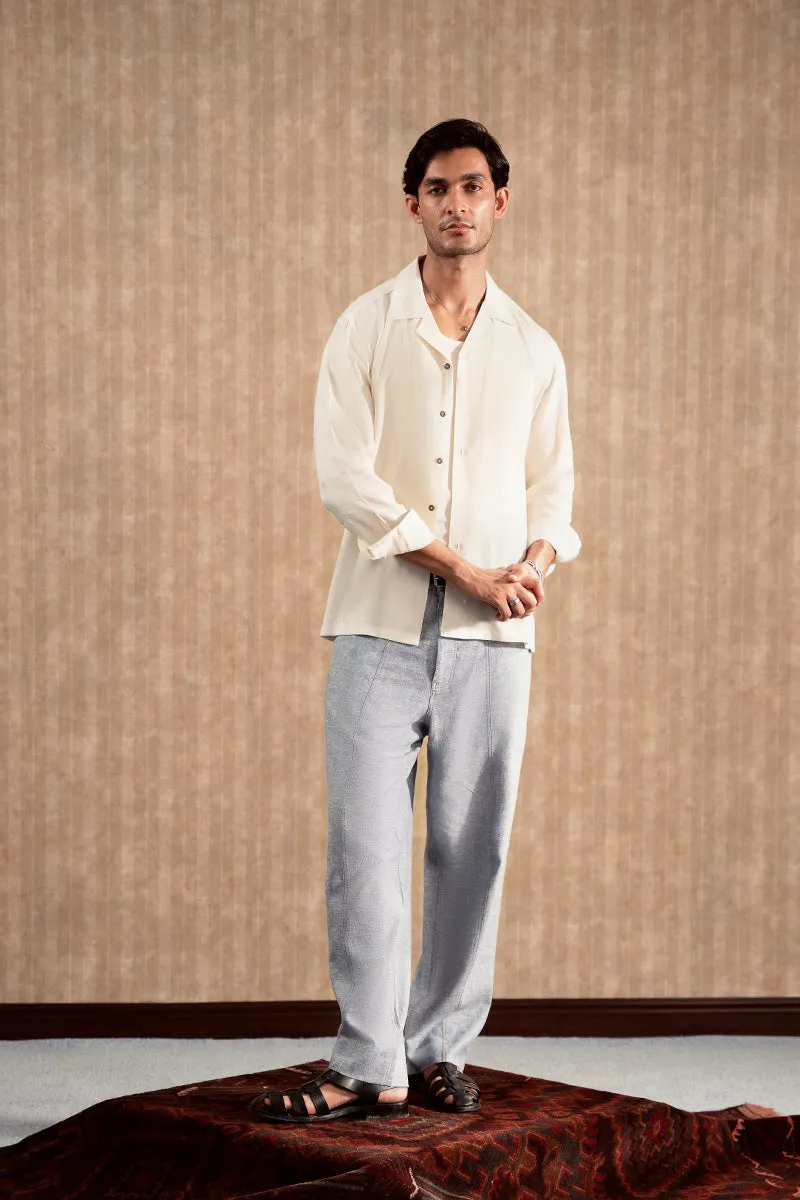 White Linen Resort Shirt