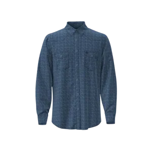 Wrangler Men's George Strait Troubadour Navy Shirt