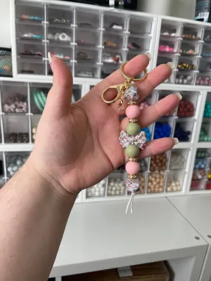 XL Feminine Florals Keychain
