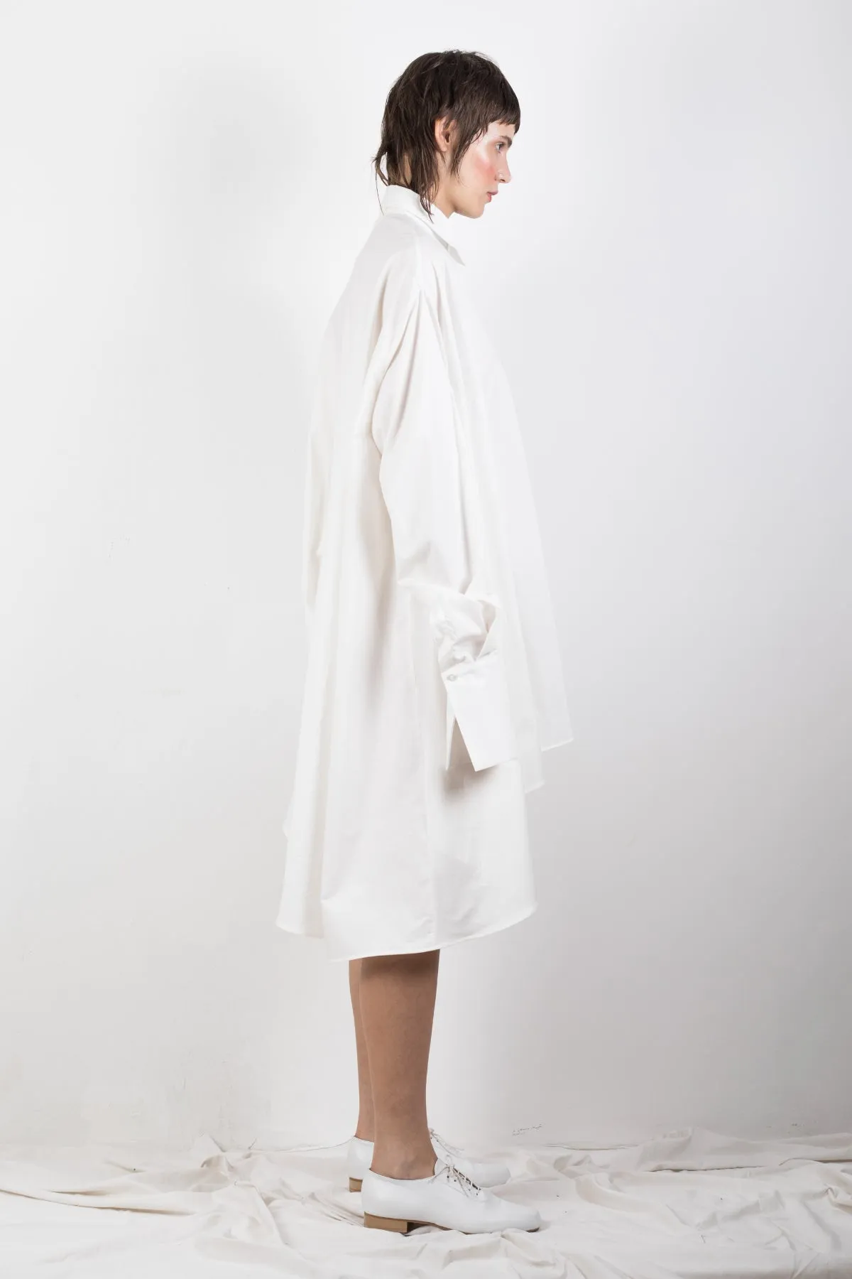 Zero waste white shirt