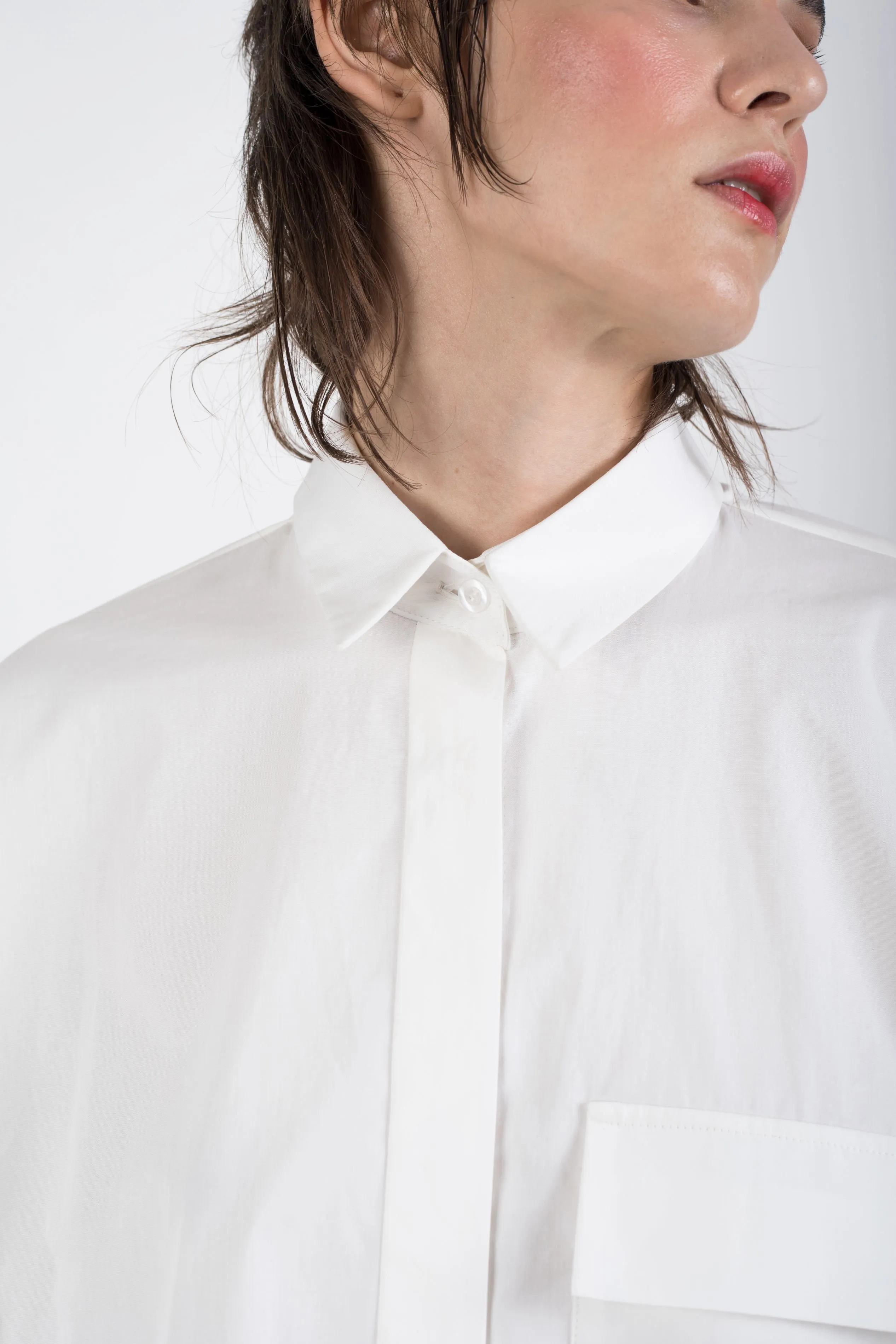 Zero waste white shirt