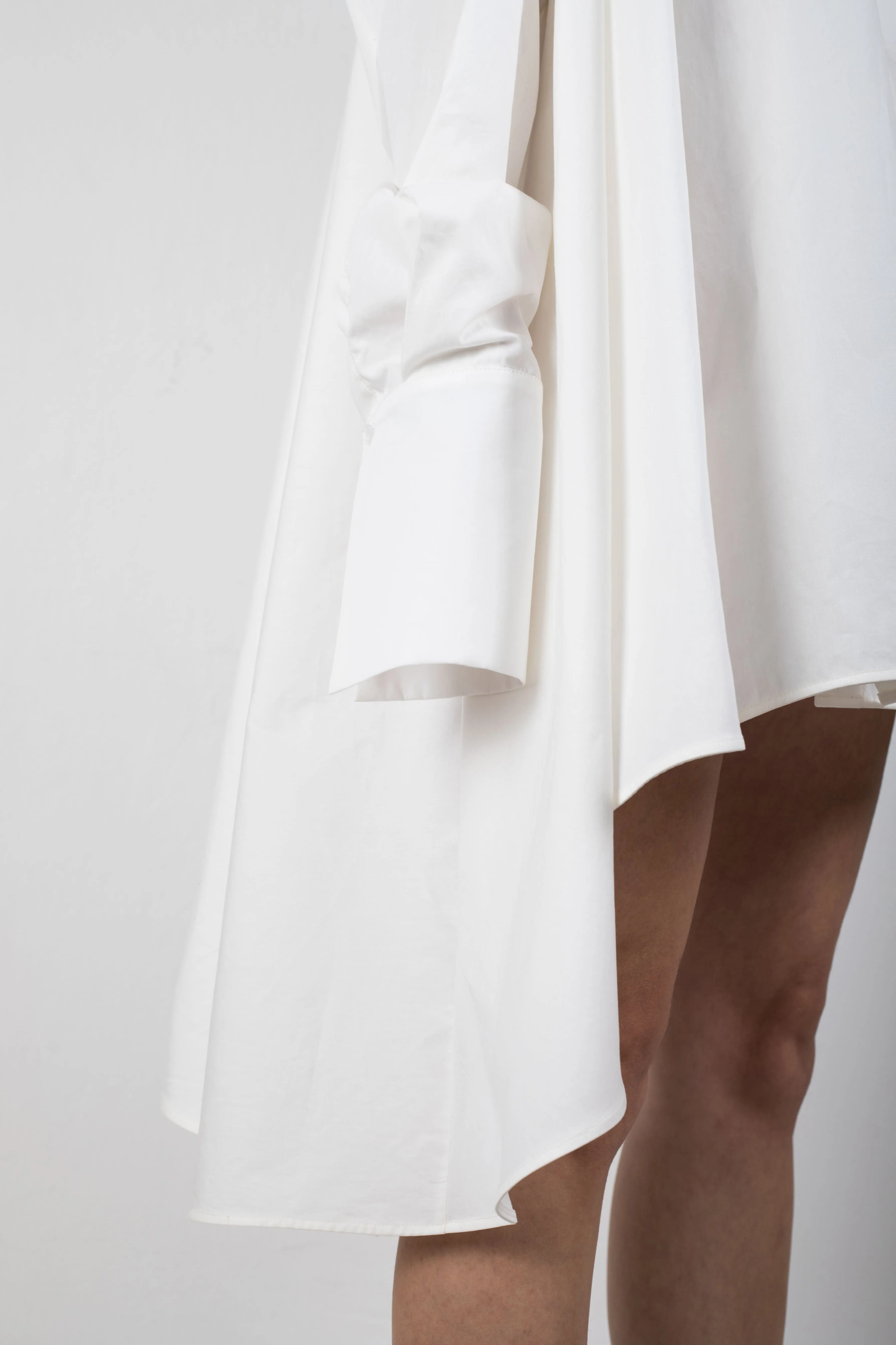 Zero waste white shirt