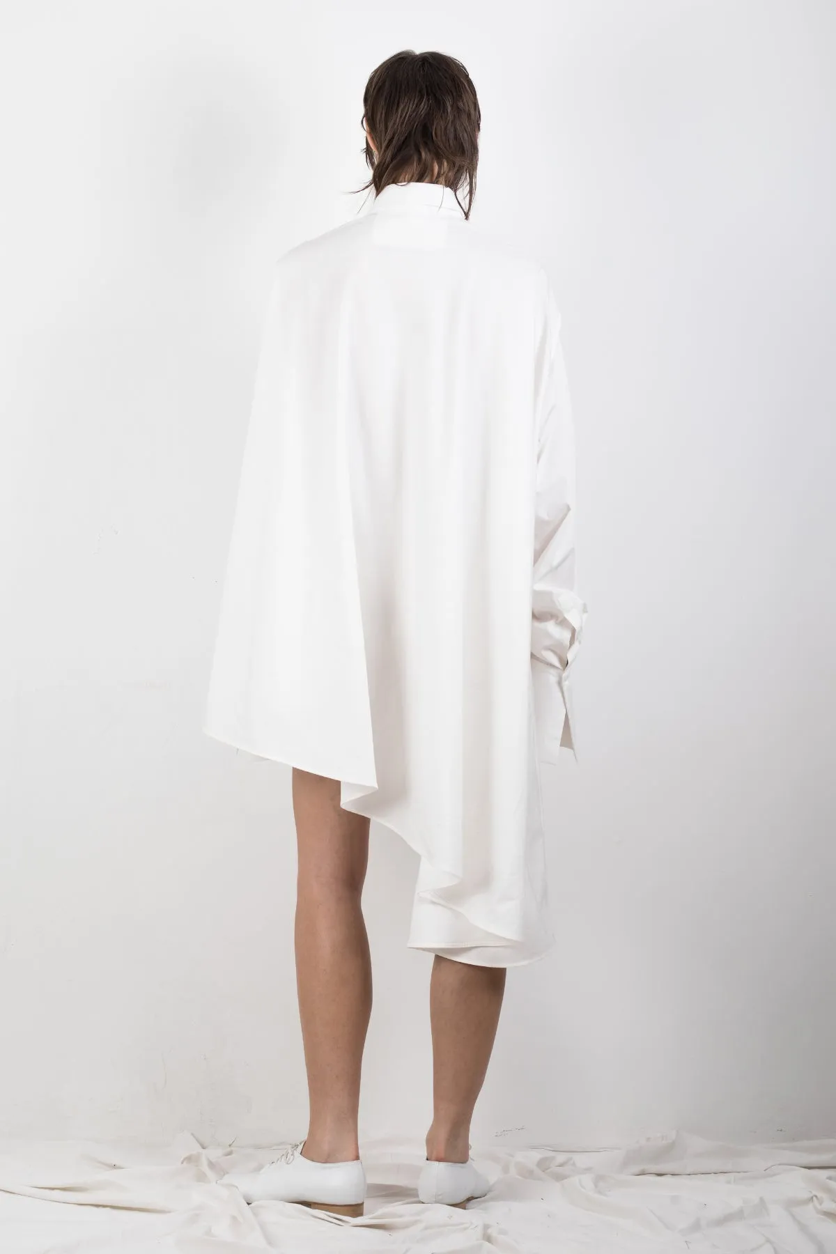 Zero waste white shirt
